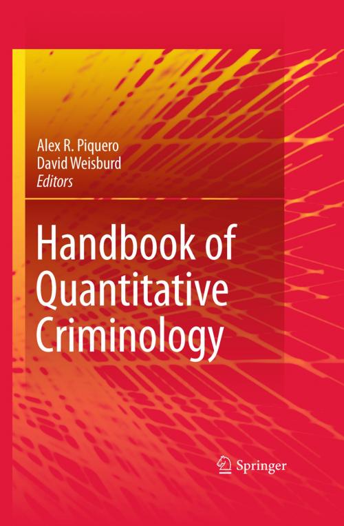 Cover of the book Handbook of Quantitative Criminology by , Springer New York