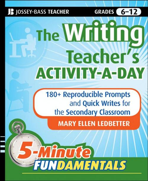Cover of the book The Writing Teacher's Activity-a-Day by Mary Ellen Ledbetter, Wiley