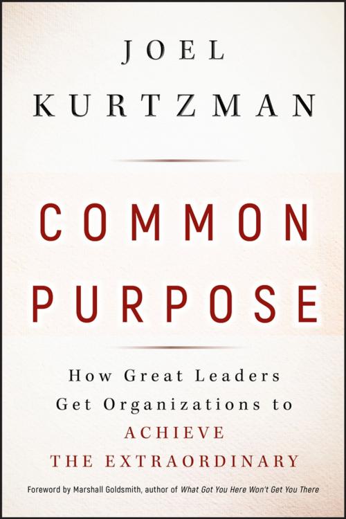 Cover of the book Common Purpose by Joel Kurtzman, Wiley