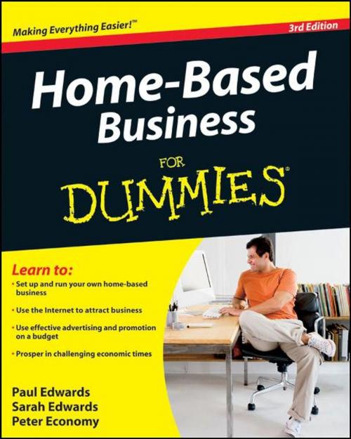 Cover of the book Home-Based Business For Dummies by Paul Edwards, Sarah Edwards, Peter Economy, Wiley