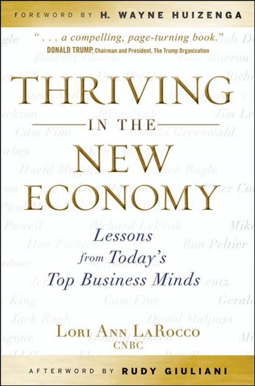 Cover of the book Thriving in the New Economy by Lori Ann LaRocco, Rudy Giuliani, Wiley