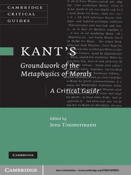 Cover of the book Kant's 'Groundwork of the Metaphysics of Morals' by , Cambridge University Press