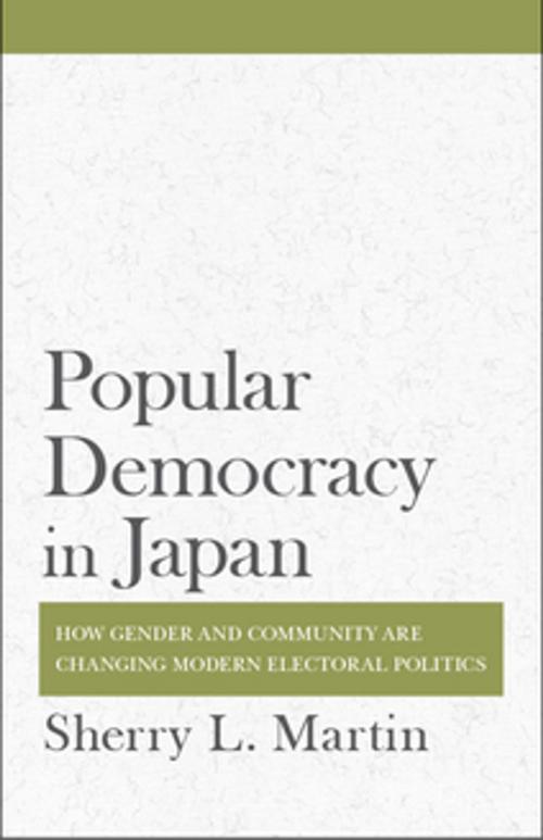 Cover of the book Popular Democracy in Japan by Sherry L. Martin, Cornell University Press