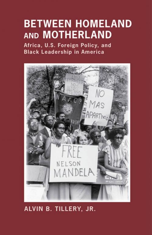 Cover of the book Between Homeland and Motherland by Alvin B. Tillery Jr., Cornell University Press