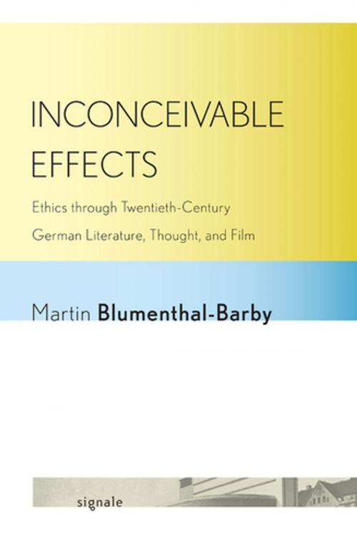 Cover of the book Inconceivable Effects by Martin Blumenthal-Barby, Cornell University Press