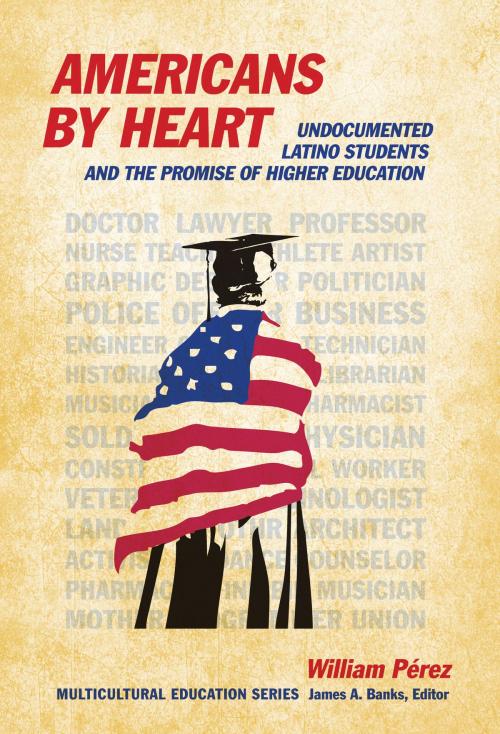 Cover of the book Americans by Heart by William Perez, Teachers College Press