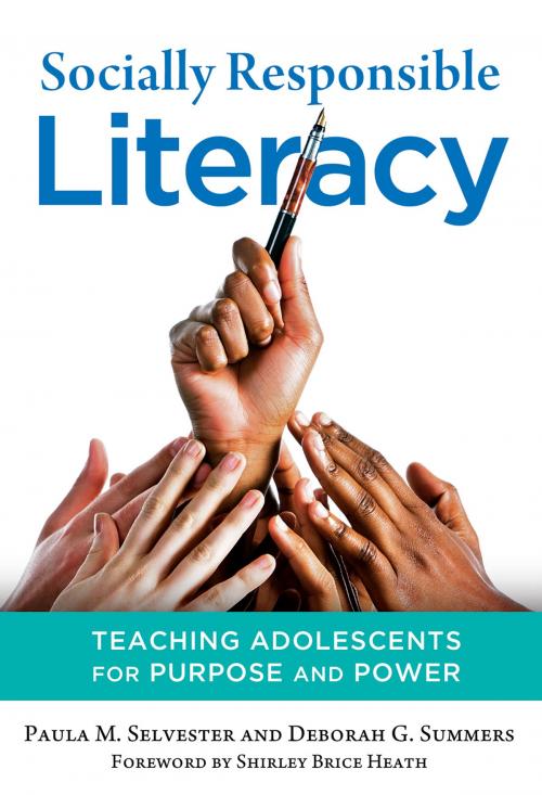 Cover of the book Socially Responsible Literacy by Paula M. Selvester, Deborah G. Summers, Teachers College Press