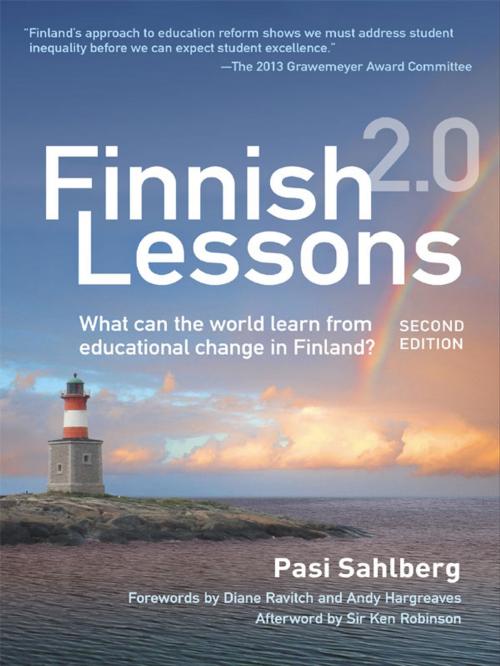 Cover of the book Finnish Lessons 2.0 by Pasi Sahlberg, Teachers College Press