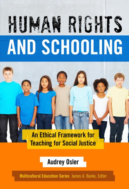 Cover of the book Human Rights and Schooling by Audrey Osler, Teachers College Press