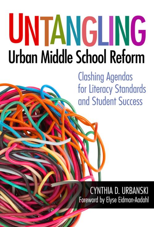 Cover of the book Untangling Urban Middle School Reform by Cynthia D. Urbanski, Teachers College Press