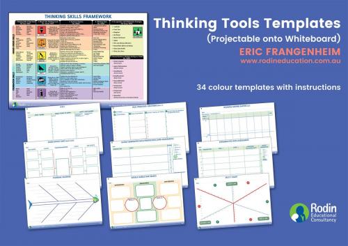 Cover of the book Thinking Tools Templates by Eric Frangenheim, Rodin Educational Consultancy