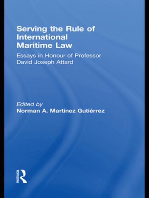 Cover of the book Serving the Rule of International Maritime Law by , Taylor and Francis