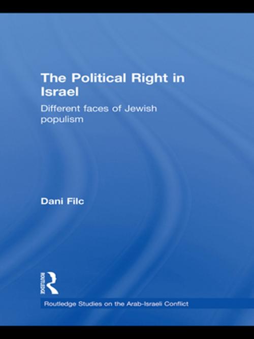 Cover of the book The Political Right in Israel by Dani Filc, Taylor and Francis