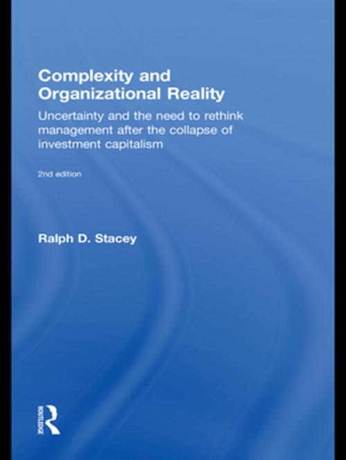 Cover of the book Complexity and Organizational Reality by Ralph D. Stacey, Taylor and Francis