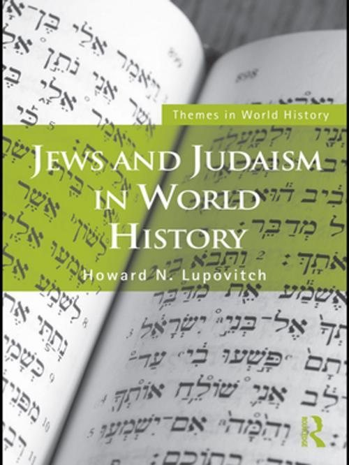 Cover of the book Jews and Judaism in World History by Howard N. Lupovitch, Taylor and Francis
