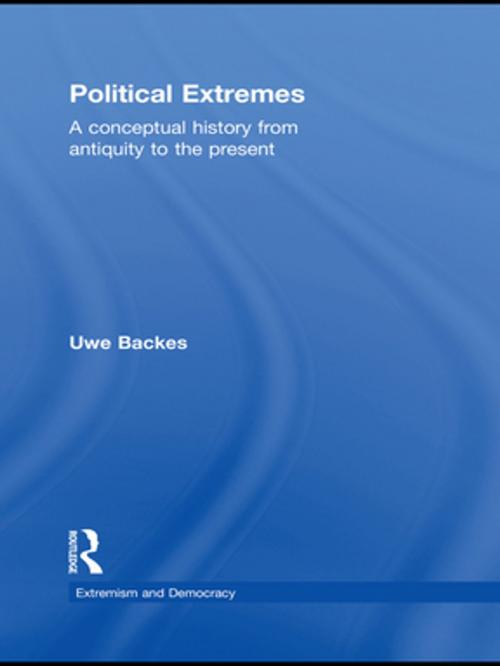 Cover of the book Political Extremes by Uwe Backes, Taylor and Francis