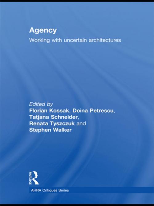Cover of the book Agency by , Taylor and Francis