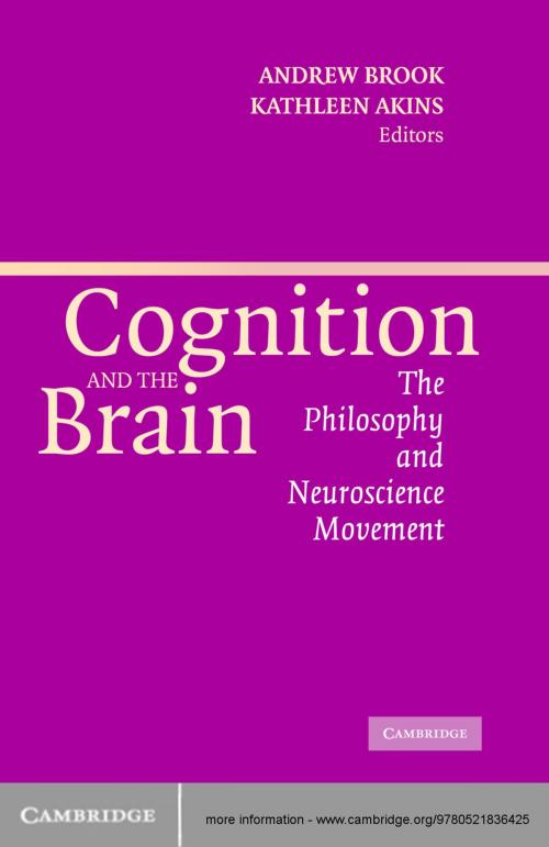 Cover of the book Cognition and the Brain by , Cambridge University Press
