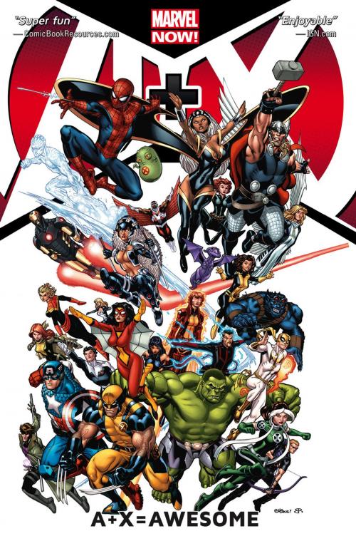 Cover of the book A+X Vol. 1: = Awesome by Dan Slott, Jeph Loeb, Peter David, Marvel Entertainment