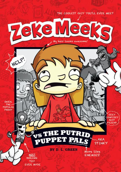 Cover of the book Zeke Meeks vs the Putrid Puppet Pals by D.L. Green, Capstone