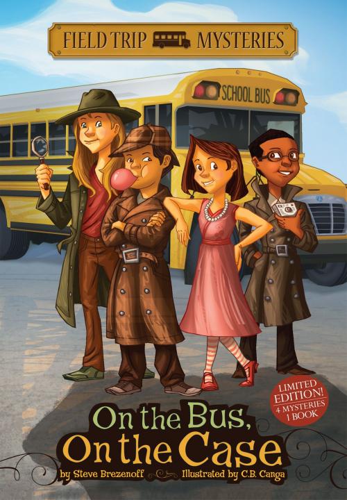 Cover of the book Field Trip Mysteries: On the Bus, On the Case by Steve Brezenoff, Capstone