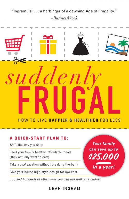 Cover of the book Suddenly Frugal by Leah Ingram, Adams Media