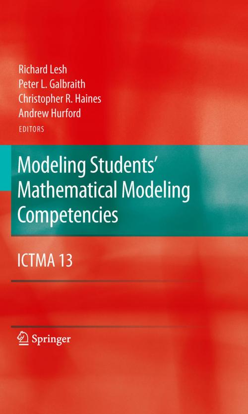 Cover of the book Modeling Students' Mathematical Modeling Competencies by , Springer US