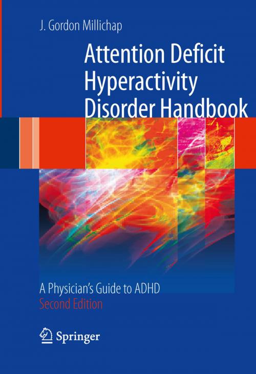 Cover of the book Attention Deficit Hyperactivity Disorder Handbook by J. Gordon Millichap, Springer New York