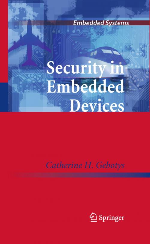Cover of the book Security in Embedded Devices by Catherine H. Gebotys, Springer US