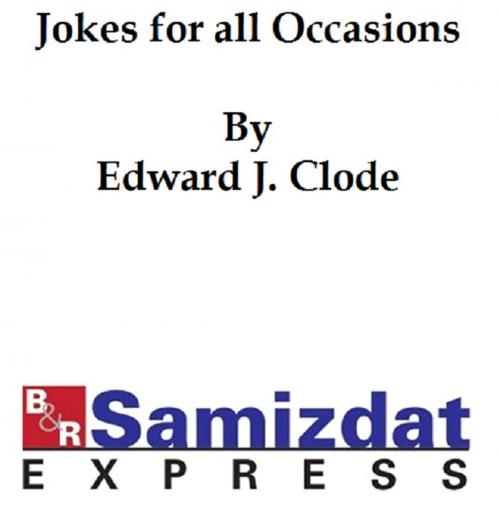 Cover of the book Jokes for all Occasions (1921) by Edward J. Clode, B&R Samizdat Express