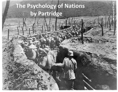 Cover of the book The Psychology of Nations by G. E. Partridge, B&R Samizdat Express