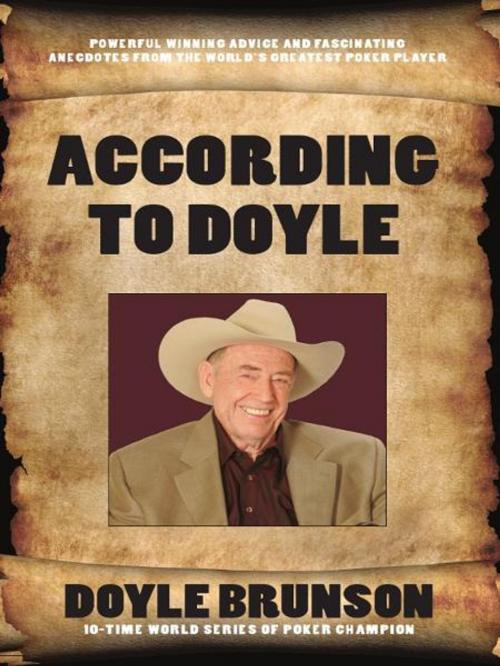 Cover of the book According to Doyle by Doyle Brunson, Cardoza Publishiing
