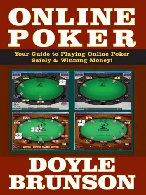Cover of the book Online Poker by Doyle Brunson, Cardoza Publishiing