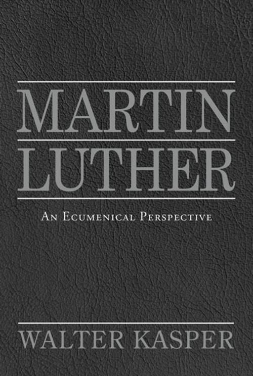 Cover of the book Martin Luther by Walter Kasper, Paulist Press