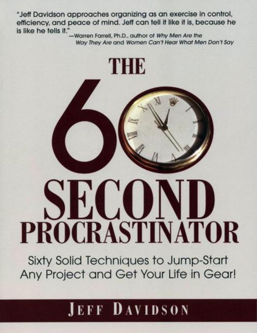 Cover of the book The 60 Second Procrastinator by Jeff Davidson, Electronic & Database Publishing, Inc.
