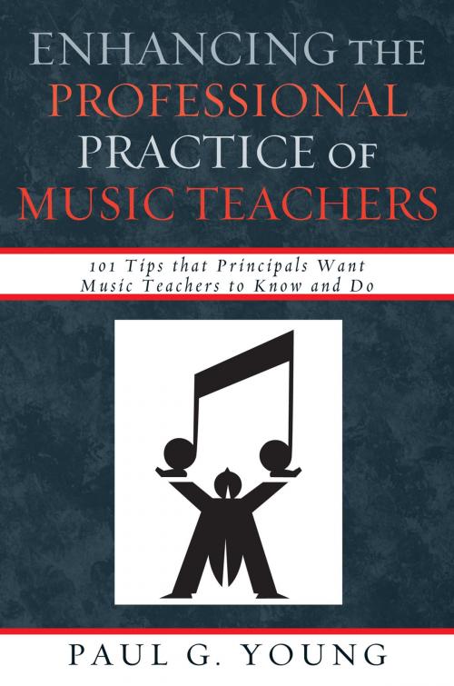 Cover of the book Enhancing the Professional Practice of Music Teachers by Paul G. Young, R&L Education