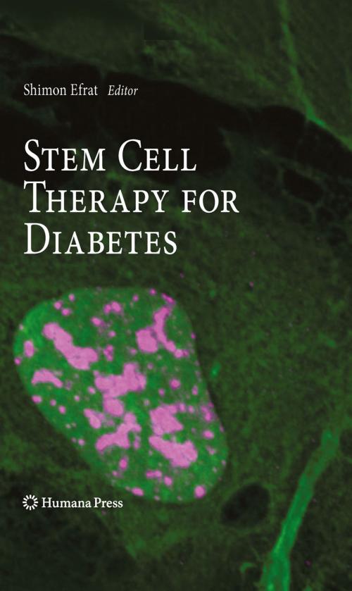 Cover of the book Stem Cell Therapy for Diabetes by , Humana Press