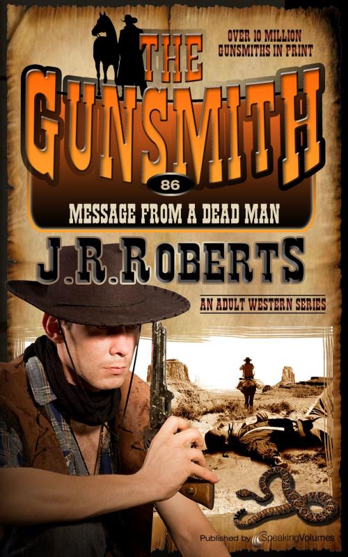 Cover of the book Message from a Dead Man by J.R. Roberts, Speaking Volumes