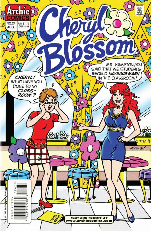 Cover of the book Cheryl Blossom #24 by Holly G!, Jim Amash, Jon D'Agostino, Bill Yoshida, Barry Grossman, George Gladir, Fernando Ruiz, Rudy Lapick, Archie Comic Publications, INC.