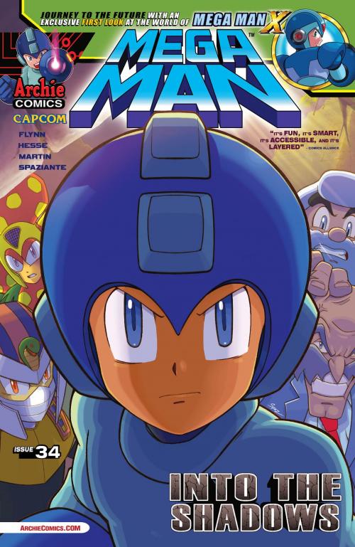 Cover of the book Mega Man #34 by Ian Flynn, John Workman, Tyson Hesse, Gary Martin, Matt Herms, Patrick SPAZ" Spaziante, ", Archie Comic Publications, Inc.