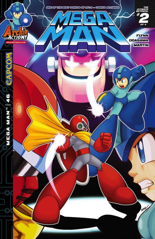 Cover of the book Mega Man #46 by Ian Flynn, John Workman, Ryan Odagawa, Gary Martin, Evan Stanley, Patrick SPAZ" Spaziante, ", Archie Comic Publications, Inc.