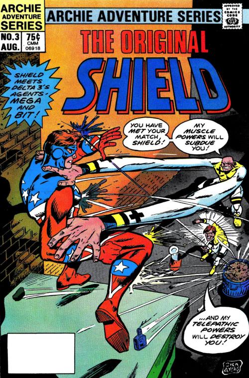 Cover of the book The Original Shield: Red Circle #3 by Dick Ayers, Bill Yoshida, Rex Lindsey, Martin Greim, Dark Circle Comics