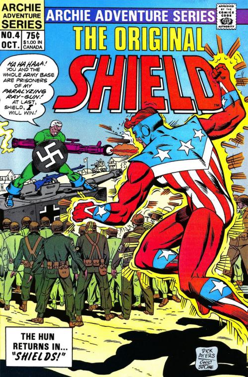 Cover of the book The Original Shield: Red Circle #4 by Dick Ayers, Chic Stone, Martin Greim, Dark Circle Comics
