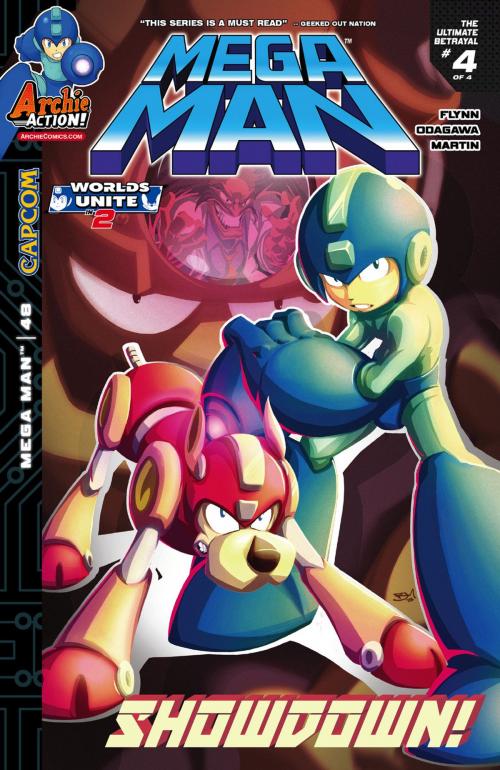 Cover of the book Mega Man #48 by Ian Flynn, John Workman, Ryan Odagawa, Gary Martin, Evan Stanley, Patrick SPAZ" Spaziante, ", Archie Comic Publications, Inc.