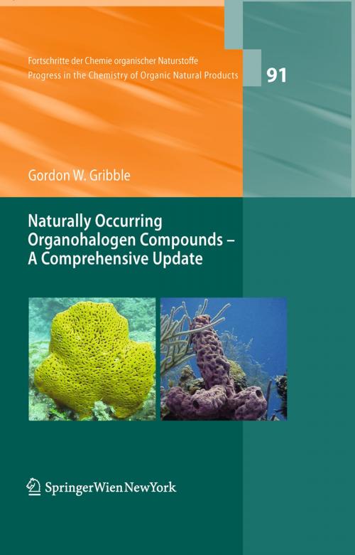 Cover of the book Naturally Occurring Organohalogen Compounds - A Comprehensive Update by Gordon W. Gribble, Springer Vienna