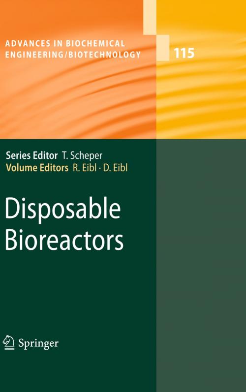 Cover of the book Disposable Bioreactors by , Springer Berlin Heidelberg