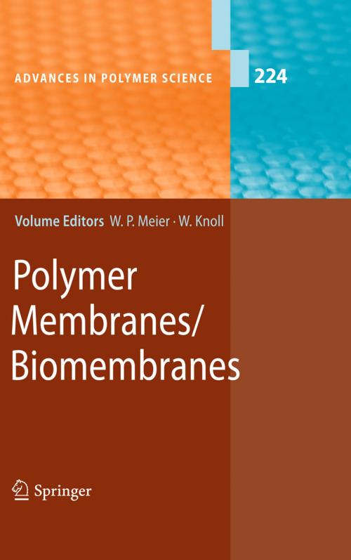 Cover of the book Polymer Membranes/Biomembranes by , Springer Berlin Heidelberg