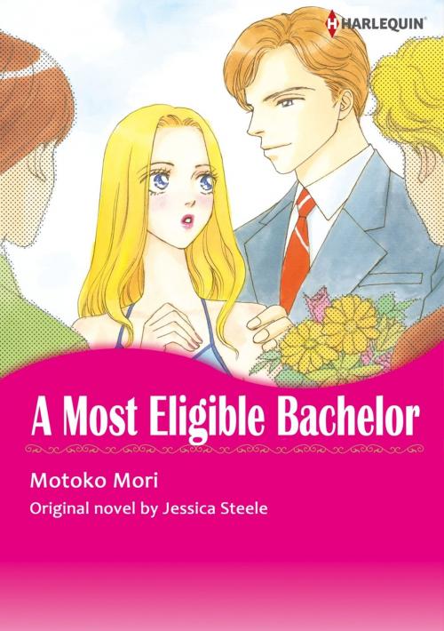 Cover of the book A MOST ELIGIBLE BACHELOR (Harlequin Comics) by Jessica Steele, Harlequin / SB Creative Corp.
