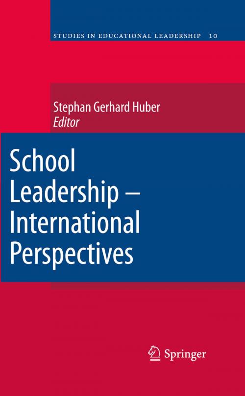 Cover of the book School Leadership - International Perspectives by , Springer Netherlands