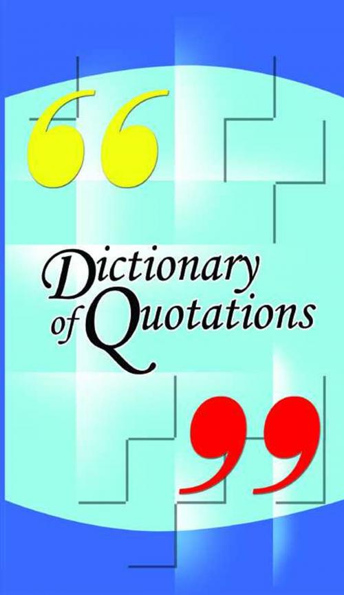 Cover of the book Dictionary of Quotations by Sachin Sinhal, Prabhat Prakashan